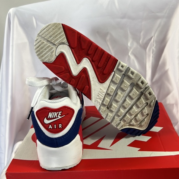 Nike Air Max 90 "Deep Royal University Red" size 3Y - Picture 4 of 6